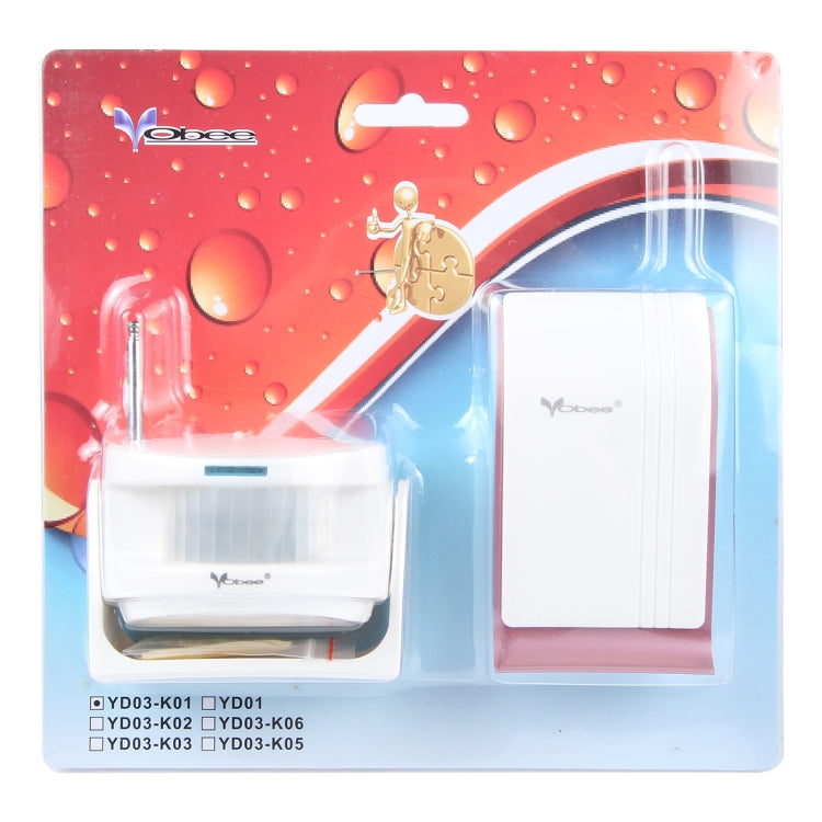 YD-03-K01 DC Human Induction Wireless Door Chime, EU Plug, YD-03-K01 YD-03-K01 DC Human Induction Wireless Door Chime, EU Plug, YD-03-K01